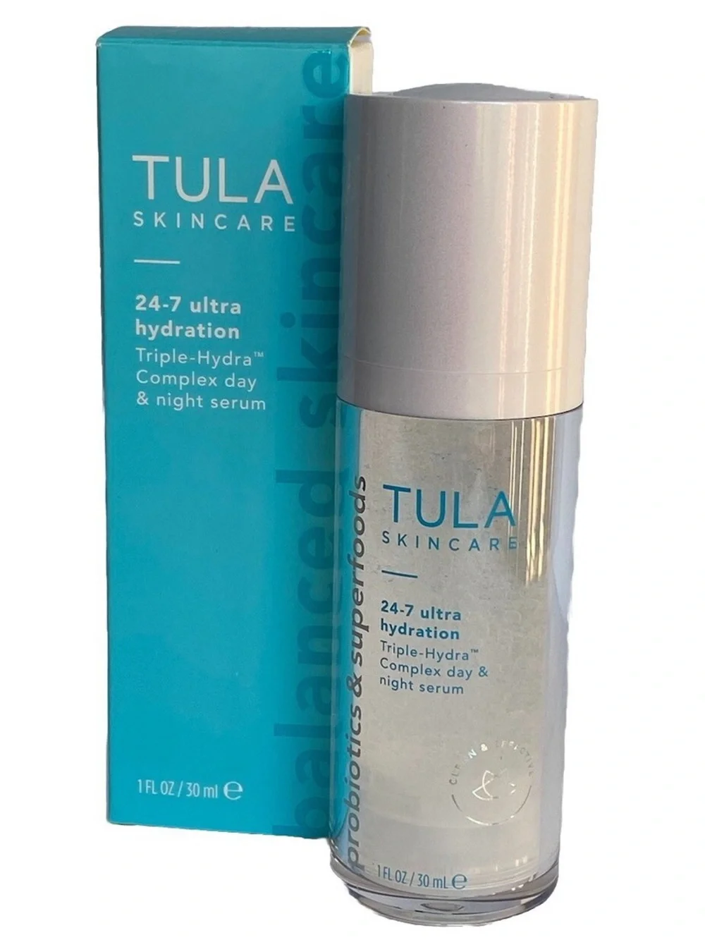 Tula 24-7 Ultra Hydration Triple-Hydra Complex Day & Night Serum - NEW